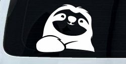 Happy Sloth Car or Truck Window Decal Sticker