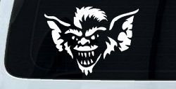 Stripe The Leader or Head Gremlin Car or Truck Window Decal Sticker