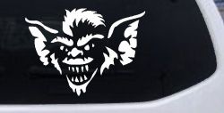 Stripe The Leader or Head Gremlin Car or Truck Window Decal Sticker
