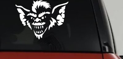 Stripe The Leader or Head Gremlin Car or Truck Window Vinyl Decal Sticker