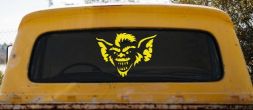 Stripe The Leader or Head Gremlin Car or Truck Window Decal Sticker (Yellow)