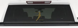 Peter Pan Never Grow Up Sci Fi Car or Truck Window Vinyl Decal Sticker (Gold)