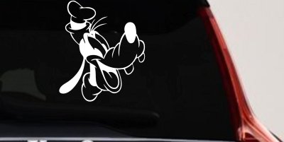 Goofy The Dog Laughing Cartoons Car or Truck Window Vinyl Decal Sticker