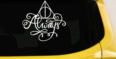 Deathly Hallows Always Sci Fi Car or Truck Window Vinyl Decal Sticker