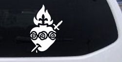 Immaculate Heart of Mary Christian Car or Truck Window Decal Sticker
