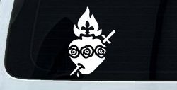 Immaculate Heart of Mary Christian Car or Truck Window Decal Sticker