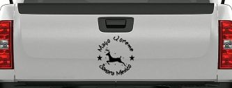 Mayo Yoreme Sonora Mexico Car or Truck Window Decal Sticker (Black)