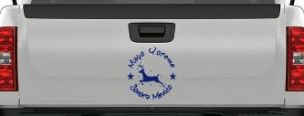 Mayo Yoreme Sonora Mexico Car or Truck Window Decal Sticker (Navy)