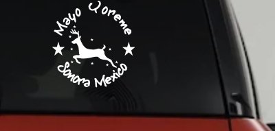 Mayo Yoreme Sonora Mexico Car or Truck Window Vinyl Decal Sticker