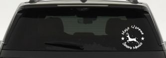 Mayo Yoreme Sonora Mexico Car or Truck Window Decal Sticker (White)
