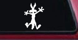 Wile E Coyote Splat For Dents Car or Truck Window Decal Sticker