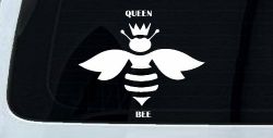 Queen Bee Homey Bee Car or Truck Window Decal Sticker