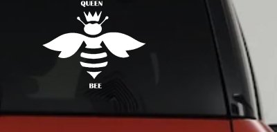 Queen Bee Homey Bee Car or Truck Window Vinyl Decal Sticker