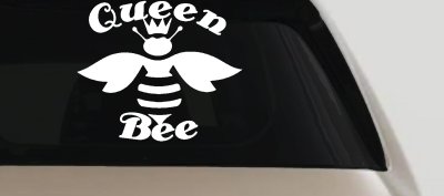 Queen Bee Honey Bee Car or Truck Window Vinyl Decal Sticker
