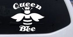 Queen Bee Honey Bee Car or Truck Window Decal Sticker