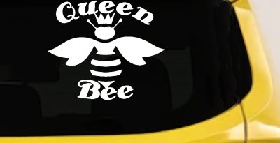 Queen Bee Honey Bee Car or Truck Window Vinyl Decal Sticker