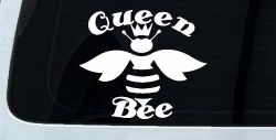Queen Bee Honey Bee Car or Truck Window Decal Sticker