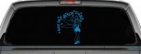 Eat My Bitch Dust Tinker Bell Tinkerbell Funny Car or Truck Window Decal Sticker (Blue)