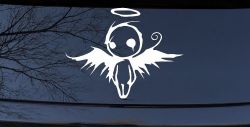 Fallen Angel Gothic Halloween Car or Truck Window Decal Sticker