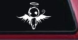 Fallen Angel Gothic Halloween Car or Truck Window Decal Sticker