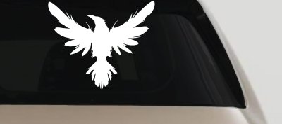 Raven Crow Car or Truck Window Vinyl Decal Sticker