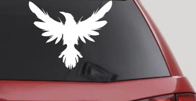 Raven Crow Car or Truck Window Vinyl Decal Sticker