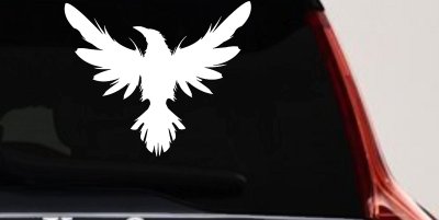 Raven Crow Car or Truck Window Vinyl Decal Sticker
