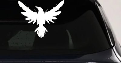 Raven Crow Car or Truck Window Vinyl Decal Sticker