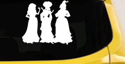 Sanderson Sisters Gothic Halloween Car or Truck Window Vinyl Decal Sticker