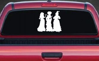 Sanderson Sisters Gothic Halloween Car or Truck Window Decal Sticker