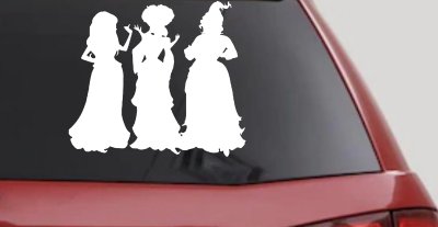 Sanderson Sisters Gothic Halloween Car or Truck Window Vinyl Decal Sticker