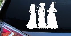 Sanderson Sisters Gothic Halloween Car or Truck Window Decal Sticker