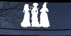 Sanderson Sisters Gothic Halloween Car or Truck Window Decal Sticker