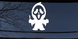 Baby Kid GhostFace Ghost Face Gothic Halloween Car or Truck Window Decal Sticker
