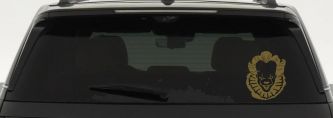IT Clown Pennywise Gothic Halloween Car or Truck Window Decal Sticker (Gold)