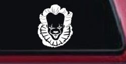 IT Clown Pennywise Gothic Halloween Car or Truck Window Decal Sticker