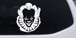 IT Clown Pennywise Gothic Halloween Car or Truck Window Decal Sticker