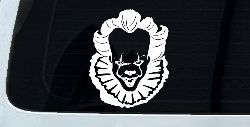 IT Clown Pennywise Gothic Halloween Car or Truck Window Decal Sticker