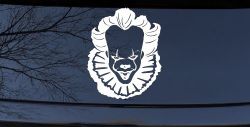 IT Clown Pennywise Gothic Halloween Car or Truck Window Decal Sticker
