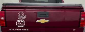 Baby Kid Sam Trick or Treat Halloween Gothic Halloween Car or Truck Window Vinyl Decal Sticker