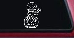 Baby Kid Sam Trick or Treat Halloween Gothic Halloween Car or Truck Window Decal Sticker