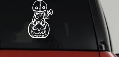 Baby Kid Sam Trick or Treat Halloween Gothic Halloween Car or Truck Window Vinyl Decal Sticker