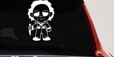Baby Kid Michael Myers Halloween Gothic Halloween Car or Truck Window Vinyl Decal Sticker