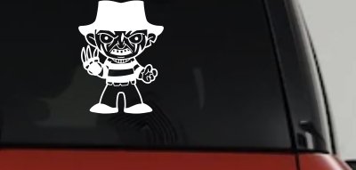 Baby Kid Freddy Krueger Gothic Halloween Car or Truck Window Vinyl Decal Sticker