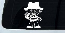 Baby Kid Freddy Krueger Gothic Halloween Car or Truck Window Decal Sticker