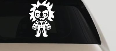Baby Kid Beetlejuice Gothic Halloween Car or Truck Window Vinyl Decal Sticker