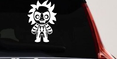 Baby Kid Beetlejuice Gothic Halloween Car or Truck Window Vinyl Decal Sticker