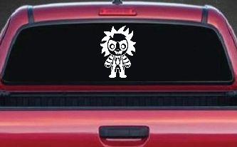 Baby Kid Beetlejuice Gothic Halloween Car or Truck Window Decal Sticker