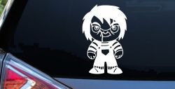 Baby Kid Chucky Doll Gothic Halloween Car or Truck Window Decal Sticker