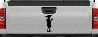 Dobby The house Elf Sci Fi Car or Truck Window Vinyl Decal Sticker (Black)